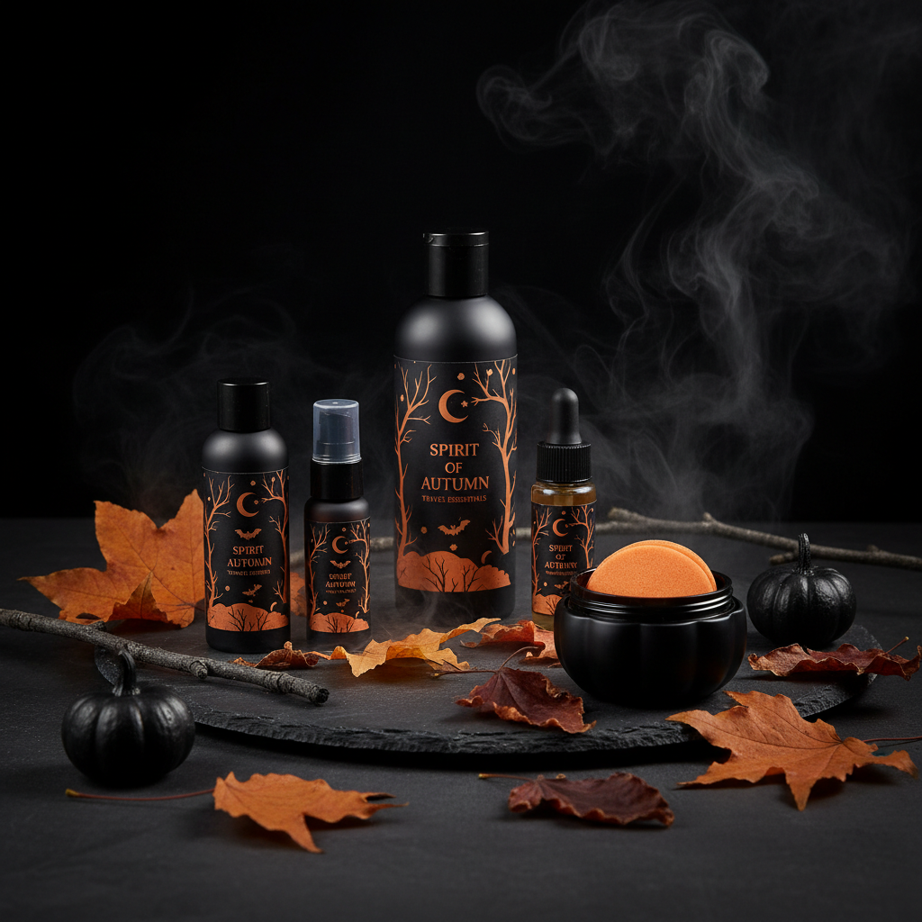 Midnight Glow Halloween Travel Skincare Kit